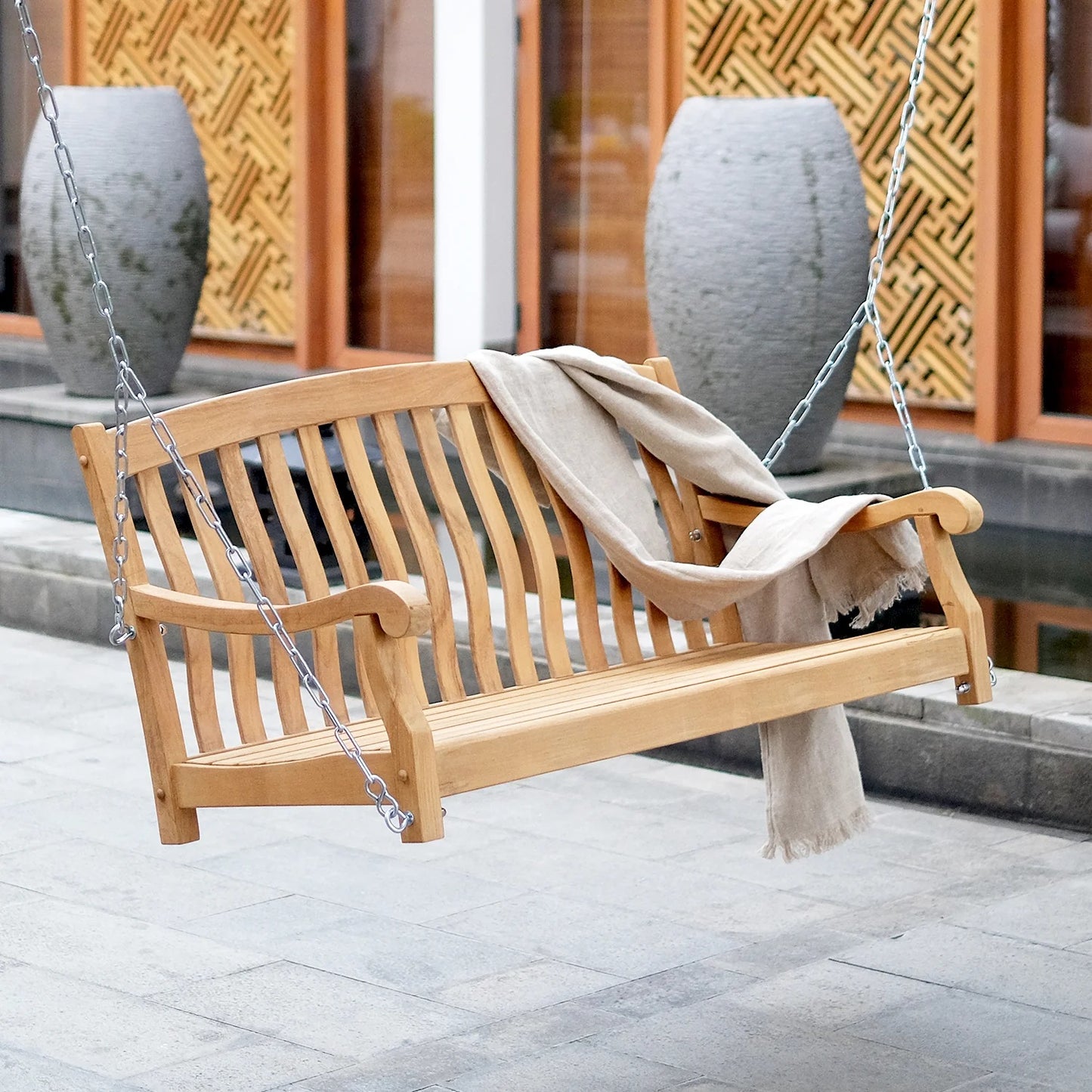 Teak Porch Swing